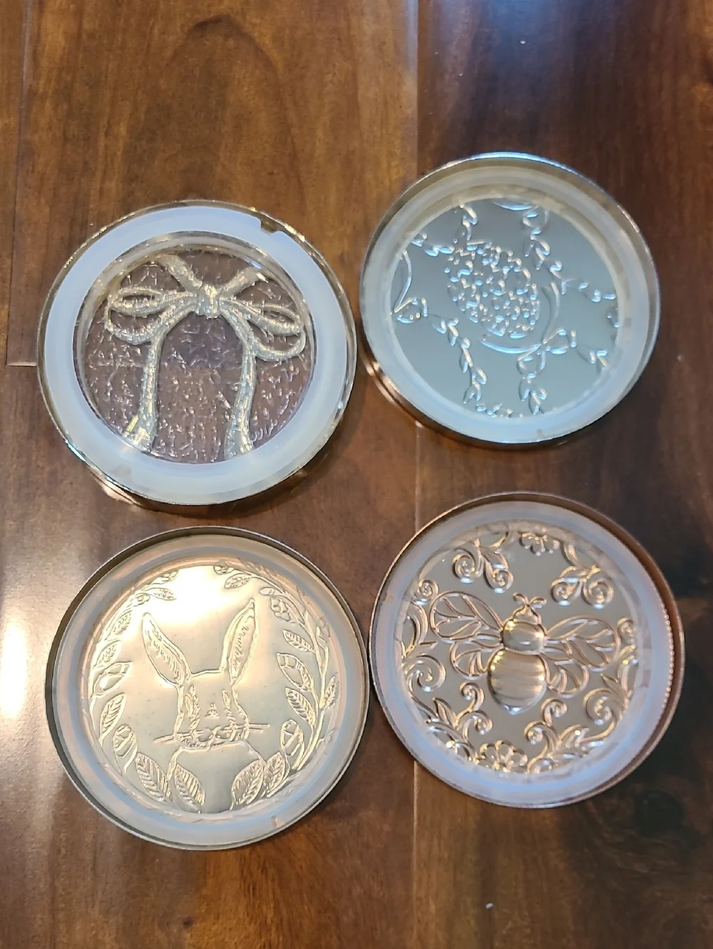 19 Bath & Body Works Decorative 3 Wick Candle Lids-Disney, Easter,Bee,Bridgerton - Picture 7 of 11